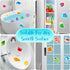 Hebayy 30 Adorable Non-Slip Sea Animal Bathtub Shower Deco Water-Resistance Stickers in 30 Designs...