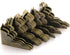Tegg Box Corner Protector 20PCS Antique Brass Triangle Rattan Carved Wood Case Edge Guard...