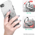 for iPhone SE 2020 Case Glitte,Slim Sparkly Case with 360°Ring Holder Kickstand Magnetic Car Mount Shock-Absorbent Sturdy Cover,for iPhone 8/7/SE ...