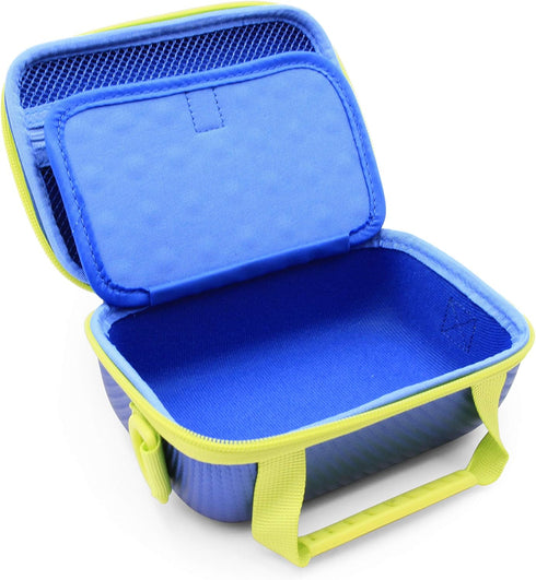 CASEMATIX Camera Case Compatible with VTech KidiZoom Camera and Camera Accessories with Shoulder Strap and Padded Interior Divider, Blue Travel Ca...