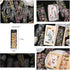 Vintage Flowers Stickers Set for Journaling - Maxleaf 12Sheets Clear Waterproof 3D Flowers Scrapbook Supplies Gold Foil Stickers Pack for Art Bull...