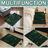 Washable Area Rug, Binary Code Design Entryway Rug Doormat Faux Wool Non-Slip Washable Low-Pile Floor Carpet for Indoor Front Entrance Kitchen Bat...