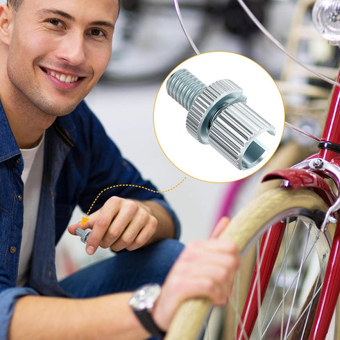 PAGOW 8PCS Screw Metric Clutch Brake Cable Adjuster for Honda Yamaha Kawasaki Suzuki ATV Motorcycle, 8MM Universal Nut Bolts, Silver...