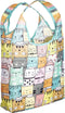 O-WITZ Reusable Grocery Bags | Vibrant Tote Bag For Groceries, Gym, Office, Beach Gear, Toys & More | Washable Design With Large Handles For Maxim...