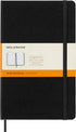 Moleskine Classic Notebook, Hard Cover, Large (5" x 8.25") Ruled/Lined, Black, 240 Pages...