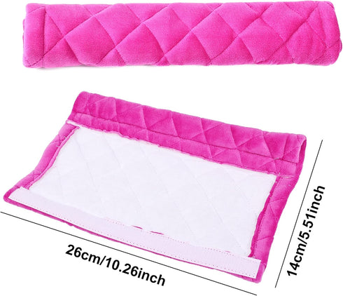 MOONET Auto Seat Belt Shoulder Protector Pad, Soft Skin-Friendly Universal Seatbelt Cover for More Comfortable Driving, Multipurpose for Handbag C...