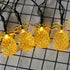 SNOMYRS Solar String Lights Outdoor 13Ft 20 LED Solar Pineapple String Lights with 8 Lighting Modes Fairy Lights for Garden Yard Lawn Patio Party ...