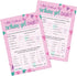 DISTINCTIVS Who Knows The Birthday Girl Best 5x7 Cards, 10 Count - Sleepover Games, How Well Do You Know The Birthday Girl...