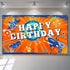 Dart Battle Happy Birthday Backdrop Party Decorations Dart Theme Party Photo Background Birthday Table Decorations for Kids Boys...