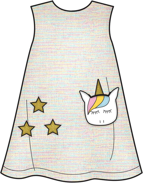 New Look Children's Novelty Dress Sewing Pattern Packet, Design Code S9365, Sizes 3-4-5-6-7-8, Multicolor...