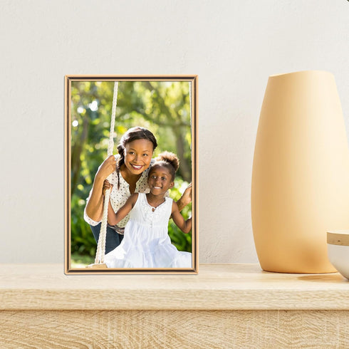 Lawrence Frames 670046 4x6 Simply Gold Metal Picture Frame...