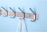 WEBI C-CBG05 Heavy Duty SUS 304 Hook Rail Coat Rack, 5 Hooks, Great Home Storage & Organization for Bedroom, Bathroom, Foyer, Hallway, Brushed Fin...