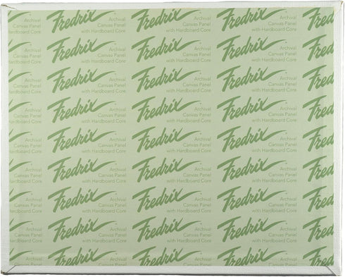 Fredrix PRO Series Archival Linen Canvas Board, 9" x 12", White...