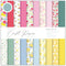CRAFT CONSORTIUM LTD Craft Consortium Double-Sided Paper Pad 6"X6" 40/Pkg-Bright Blooms, 20 Designs, White...