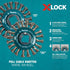 Makita D-72643 X-LOCK 4-1/2" Carbon Steel Full Cable Knotted Twist Wire Wheel...