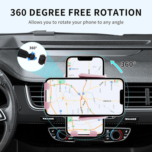 Wireless Car Charger Mount,MAX 15W Qi Fast Charger, Wireless Car Charger Air Vent, Automatic Clamping Phone Holder for iPhone 13/12/11//XS/XR/8, S...