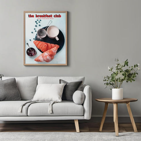 Posterizer 1 pcs-The Breakfast Club Retro Kitchen Print-Kitchen & Bar Art-GIft for Men Women Teens-Art for Cafe, Restaurant, Coffee Bar - unframed...