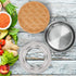 Bamboo Steamer Ring Adapter | Fits 8" to 13" Bamboo Steamer Basket | Stainless Steel Steaming Ring for Dumplings, Dim Sum, Veggies, and Cooking Es...