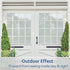 rabbitgoo Window Privacy Film, Non-Adhesive Frosted Glass Window Film for Bathroom, Static Cling Heat Blocking Stickers for Home Indoor Opaque Fro...