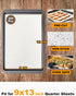 SMARTAKE 200 Pcs Parchment Paper Baking Sheets, 9x13 Inch Non-Stick Precut Baking Parchment, Suitable for Baking Grilling Air Fryer Steaming Bread...
