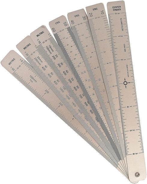 Alumicolor 6-Inch Drafting Fan (3699),White...