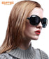 EFE Classic Oversized Polarized Sunglasses for Women Composite TR90 Frame UV 400 Protection Fashion Retro Eyewear...