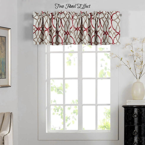 H.VERSAILTEX Blackout Curtain Valances for Kitchen/Bathroom - Thermal Insulated Window Valances for Living Room/Bedroom Rod Pocket Short Curtain 1...