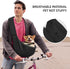 Dog Carrier Sling - Ultra Breathable Reversible Puppy Carrier Purse with Storage Pocket, Travel Safety Harness, Hand-Free Dog Sling Carrier for Ca...
