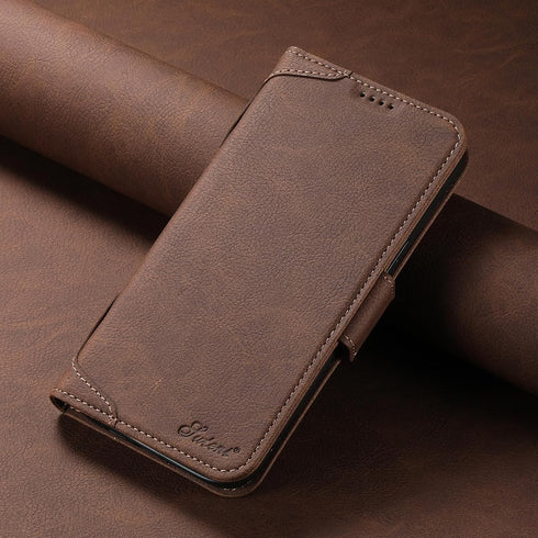SINIANL Wallet Case for iPhone 15 Pro Max with Card Holder for Men Women, Compatible with MagSafe Wireless Charging Magnetic Leather Flip Folio Co...