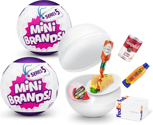 Mini Brands Series 5 (2 Pack) by ZURU Amazon Exclusive Mini Collectibles Full of Surprises, Mystery Minis and Accessories to Collect...