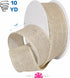 Morex Natural Burlap Wired Ribbon for Decorations, Holidays, Parties, Home and Outdoor Decor, 1.5" x 10 Yd, Cream...