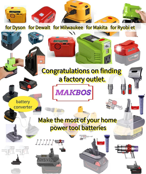 for Makita for Dewalt Battery Adapter,MT20DL Battery Adaptor Compatible for Makita 18V Lithium-ion Battery Convert to Dewalt 20V Battery,DIY Conve...