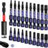 21Pieces T7-T40 Security Torx Screwdriver Bit Set,Impact Tough Magnetic Torx Head Power Bits, S2 Alloy Steel Star Bit with Impact Magnetic Bit Hol...