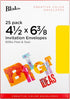 Blake Creative Color, Bright Yellow Invitation Envelopes, 4 x 6 Inches, Banana Yellow, 80lb Paper, Peel & Seal (15103-76) - Pack of 25...