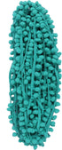 YYRAFT One Roll 18 Yards Ball Fringe 7/8" Wide Pom Pom Trim Ribbon Sewing (pom Size 12mm, Teal)...