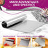 Bench Scraper Kitchen – Multipurpose Pastry Scraper Tool with Measuring Scale, Pizza & Bread Dough Cutter Tool, Stainless Steel Build – Rust-Resis...