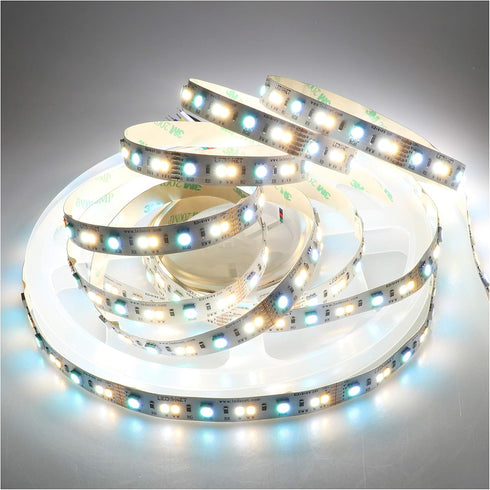 LEDENET® LED Strip Lights RGB+W+WW Flexible Full Color Changing Color Temperature Adjustable DC12V 5050 2835 540LEDs RGB-CCT LED Tape Ribbon Lamp ...