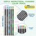 100 Pcs Inspirational Pencils Color Changing Pencils Bulk Motivational Pencils with Eraser HB Wooden Pencils for Kids Students Classroom Back to S...