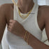 Tewiky Diamond Necklaces for Women, Dainty Gold Necklace 14k Gold Plated Long Lariat Necklace Simple Gold CZ Diamond Choker Necklaces for Women Tr...