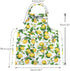 G2PLUS Cotton Kitchen Apron with Pockets, Thick Lemon Apron, Adjustable Cooking Apron for Baking, Chef Apron for Women, Men, Holiday and Xmas Gift...