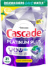 Cascade Platinum Plus Dishwasher Pods, Dish Detergent ActionPacs, Clean Lemon, 21 Count...