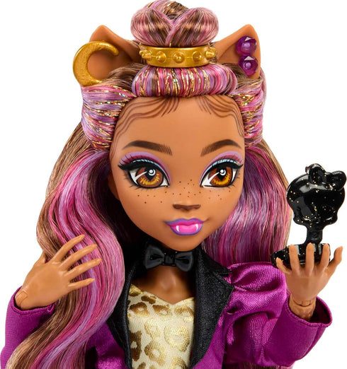 Monster High Doll, Clawdeen Wolf in Monster Ball Party Fashion with Themed Accessories Including Balloons...