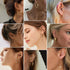 FAXHION 36 Pairs Gold Hoop Earrings Set for Women, Fashion Chunky Gold Hoop Earrings Multipack, Hypoallergenic Pearl Chain Twisted Statement Earri...