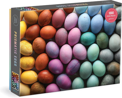 Galison Prismatic Dyed Easter Eggs – 1000 Piece Puzzle Fun and Challenging Activity with Bright and Bold Artwork of Eggs Arranged by Color...
