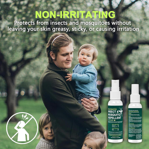 Mosquito Repellent Spray, Natural Mosquito Repellent, Bug Repellent Insect Repellent, Mosquito Spray for Body, Deet Free Mosquito Repellent for Ou...