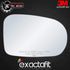 exactafit 8838R Passenger Side Mirror Glass Replacement Repair Compatible With 2001 2002 2003 2004 2005 Honda Civic...