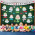 65 Pcs Birthday Bulletin Board Set Rainbow Classroom Happy Boho Birthday Chart Cutouts Decorations Decor Board for Classroom Home Calendar Bulleti...