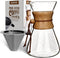 Pour Over Coffeemaker Set Classic Series with Filter 10 Cup Slim Shape...