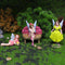 Fairy Garden Accessories - Mini Fairy Figurines with Flower Chair, Fairy Toys Gifts for Girls, Fairies Miniatures for Fairy Garden Decor, Fairy Bi...