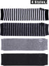 Bememo 4 Pairs Punk Gothic Long Fingerless Gloves Knitted Arm Warmer Elbow Length Thumb Hole Gloves...